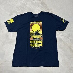 Grunt Style Nothing Better T Shirt Blue SZ XL Military EDC USA America Gun Pro 2